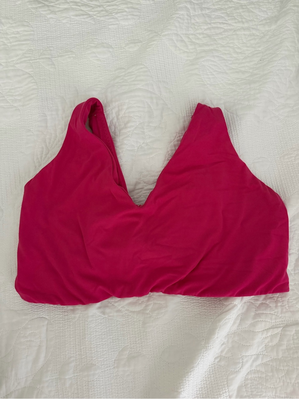 Aerie Offline Women’s Wireless V-Neck Bralette - Hot Pink